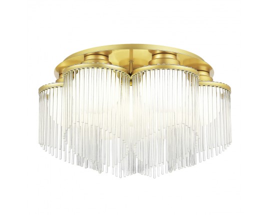 SL1511.202.07 Люстра потолочная ST-Luce Золотистый/Белый E27 7*60W