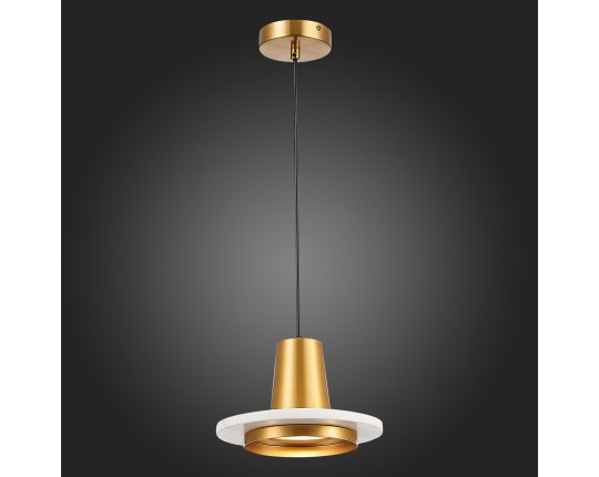 SL1212.203.01 Подвес ST-Luce Латунь/Латунь, Белый LED 1*12W 3000K