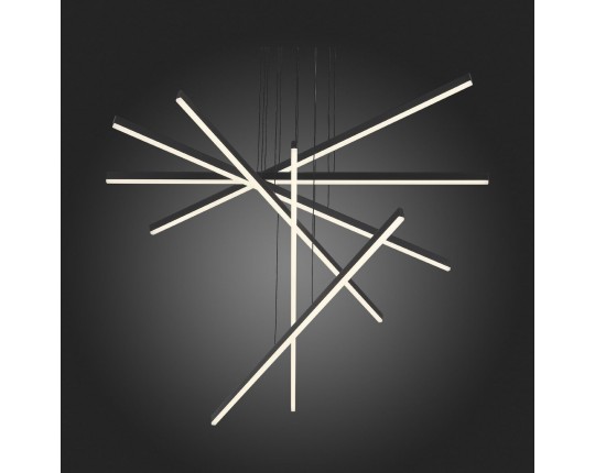 SL394.423.06 Люстра подвесная ST-Luce Черный/Белый LED 1*100W 4000K