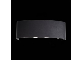 SL089.401.08 Светильник уличный настенный ST-Luce Черный кварцевый LED 8*1W 4000K