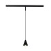 ST689.436.05 Магнитный трековый светильник Черный LED 1*5W 3000K Lm Ra>90 40° IP20 D80xH98 24V