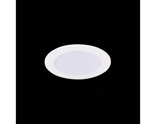 ST209.538.06 Св-к встр. Белый LED 1*6W 3000K 330Lm Ra80 110° IP20 D120xH8 90-265V