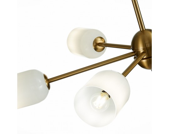 SL1180.202.06 Люстра потолочная ST-Luce Золотистый/Белый E14 6*40W