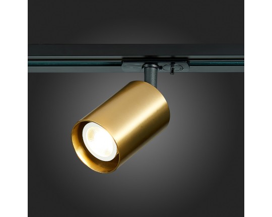 ST302.206.01 Св-к трек. Золотистый GU10 1*50W  IP20 L100xW70xH172 220V Без ламп