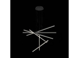 SL394.423.06 Люстра подвесная ST-Luce Черный/Белый LED 1*100W 4000K