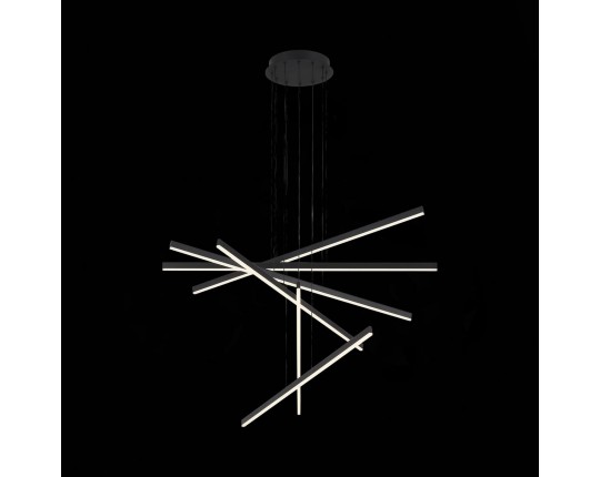 SL394.423.06 Люстра подвесная ST-Luce Черный/Белый LED 1*100W 4000K