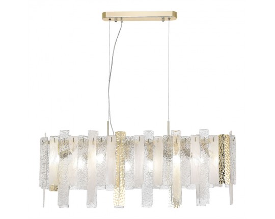 SL1636.203.08 Люстра подвесная ST-Luce Золотистый/Белый, Золотистый E14 8*40W