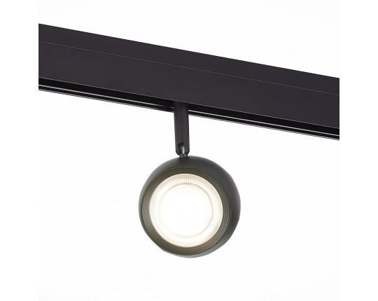 ST355.436.10 Магнитный трековый светильник Черный LED 1*10W 3000K 470Lm Ra>80 36° IP20 L120xW50xH176