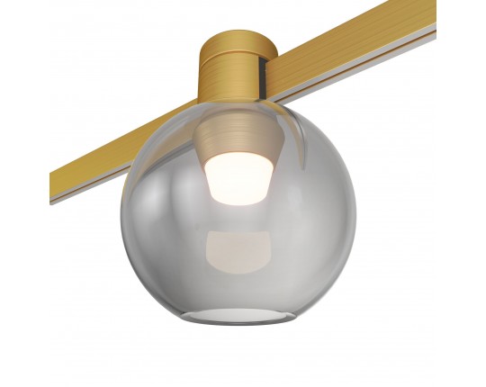 ST819.246.03 Магнитный трековый светильник FARM Золотистый LED 1*3W 4000K 89Lm Ra90 120 IP20 D85xH1