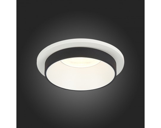 ST206.508.01 Св-к встр. Белый GU10 1*50W  D92xH38 220V Без ламп