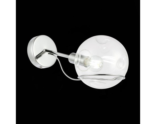 SLE102501-01 Светильник настенный Хром/Прозрачный E14 1*40W