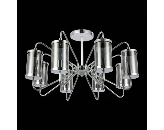 SLE102302-08 Светильник потолочный Хром/Дымчатый E14 8*40W