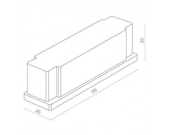 ST063.500.00 Накладка для драйвера ST-Luce Белый