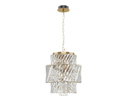 SL6138.303.04 Светильник подвесной ST-Luce латунь/прозрачный E14 4*40W