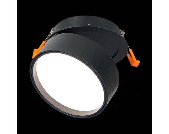 ST651.448.14 Встраиваемый поворотный светильник Черный LED 1*14W 4000K 1 100Lm Ra>90 120° IP20 D105x