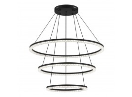 SL1018.403.03 Светильник подвесной ST-Luce черный/прозрачный LED 1*130W 4000K