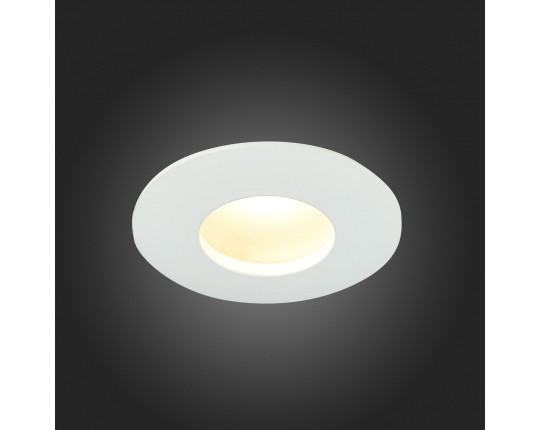 ST213.508.01 Св-к встр. Белый GU10 1*50W  IP44 D84xH50 220V Без ламп