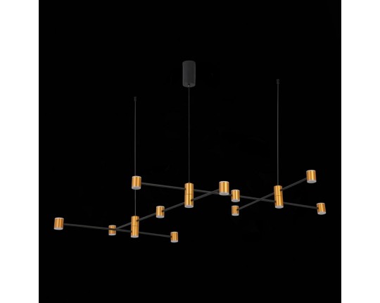 SL1596.423.22 Светильник подвесной ST-Luce Золотистый, Черный/Белый LED 22*3W 3000K