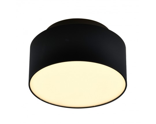 ST166.432.17 Светильник потолочный Черный LED 1*12+5W 3000K 1 190Lm Ra>90 120 ° IP20 D115xH62 85-265