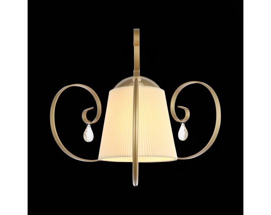 SL177.201.01 Светильник настенный Золотистый/Белый E14 1*40W