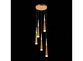 SLE200103-05 Светильник подвесной Золотистый/Золотистый, Белый LED 5*7W 3000K