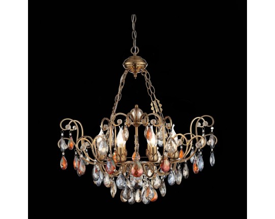 SL421.303.08 Люстра подвесная ST-Luce Бронза/Мульти E14 8*40W