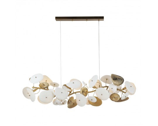 SL1518.303.08 Светильник подвесной ST-Luce Латунь/Белый G9 8*5W 4000K