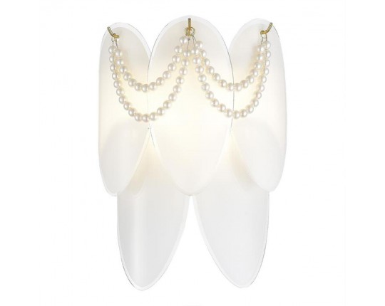 SLE1651-201-02 Светильник настенный Золотистый/Молочно-Белый E14 2*40W