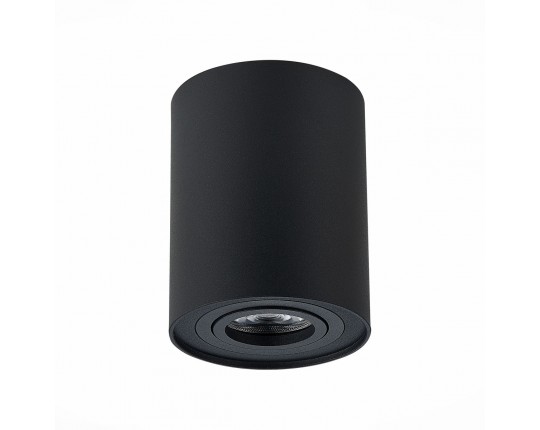 ST108.417.01 Светильник потолочный Черный GU10 1*50W  IP20 D98xH124 220V Без ламп