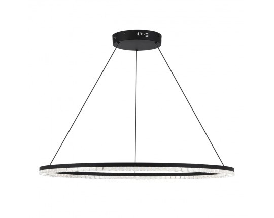 SL1018.413.01 Светильник подвесной ST-Luce черный/прозрачный LED 1*54W 4000K