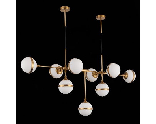 SL1157.303.09 Светильник подвесной ST-Luce Бронза/Белый E14 9*40W