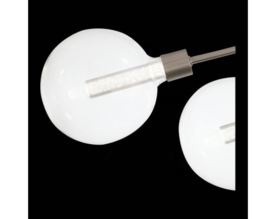 SL377.302.08 Люстра потолочная ST-Luce Никель/Прозрачный LED 8*4,5W 3000K