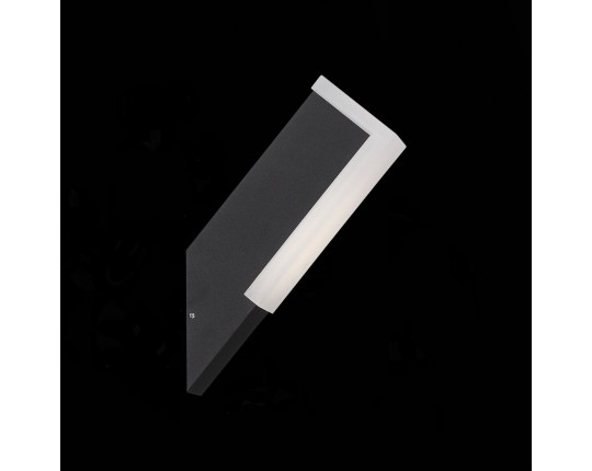 SL096.411.02 Светильник уличный настенный ST-Luce Черный/Белый LED 1*6W 4000K
