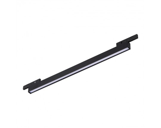 ST665.436.08 Магнитный трековый светильник Черный LED 1*8W 3000K 250Lm Ra>80 100° IP20 L300xW10xH18