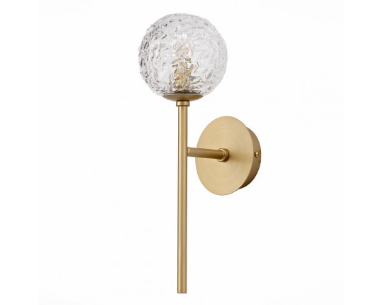 SL1152.201.01 Светильник настенный ST-Luce Золотистый/Прозрачный G9 LED 1*5W