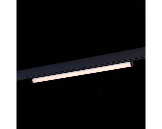 ST803.436.10 Магнитный трековый светильник Черный LED 1*10W 3000K 1 200Lm Ra>90 120° IP20 L604xW28xH