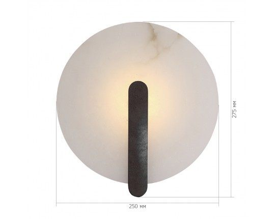 SL1195.401.01 Светильник настенный ST-Luce черный/алебастр LED 1*5W 3000K