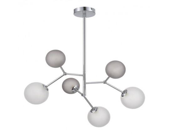 SLE1107-103-06 Светильник подвесной Хром/Белый, Серый G9 LED 6*5W 4000K