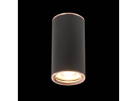 ST111.427.01 Светильник потолочный Черный GU10 1*50W D54xH105 220V Без ламп