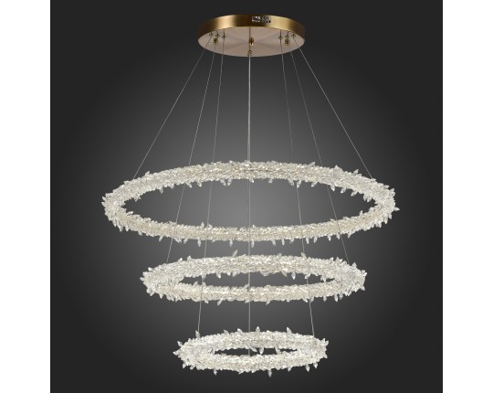 SL6105.203.03 Люстра подвесная ST-Luce Золотистый/Прозрачный LED 1*160W 3000 - 6500K