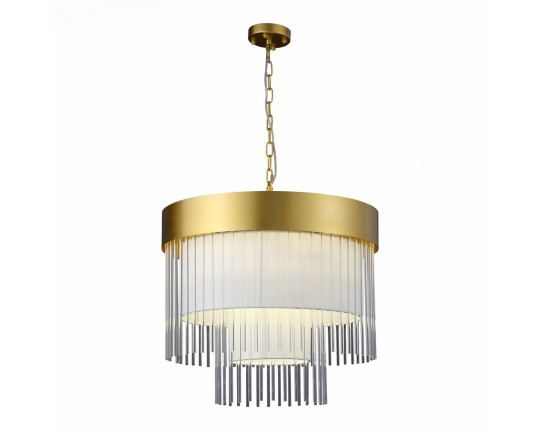 SL1352.203.09 Люстра подвесная ST-Luce Золотистый/Белый, Прозрачный E14 9*40W