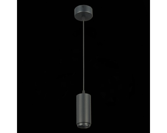 ST600.443.10 Светильник подвесной Zoom Черный LED 1*10W 4000K 1 000Lm Ra>80 15-60° IP20 D59xH130 170