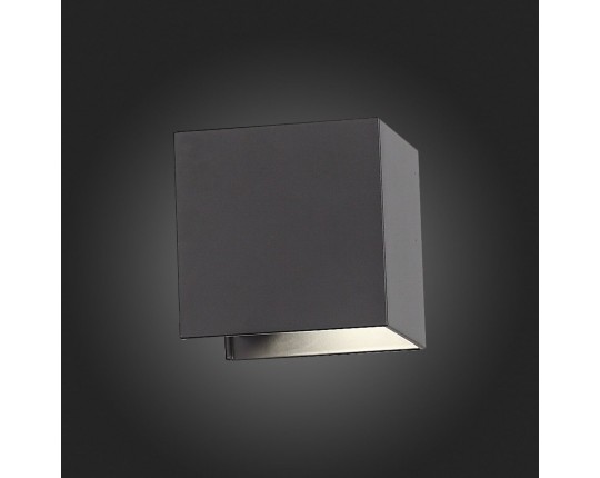 SL560.401.02 Светильник уличный настенный ST-Luce Черный/Черный LED 2*3W 4000K