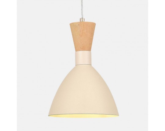 SLE1256-503-01 Светильник подвесной Бежевый/Бежевый, Светлое дерево, Золотистый E14 1*40W