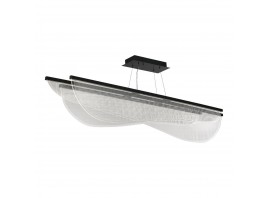 SL6509.423.01 Светильник подвесной ST-Luce Черный/Прозрачный LED 1*60W 4000K