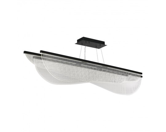 SL6509.423.01 Светильник подвесной ST-Luce Черный/Прозрачный LED 1*60W 4000K