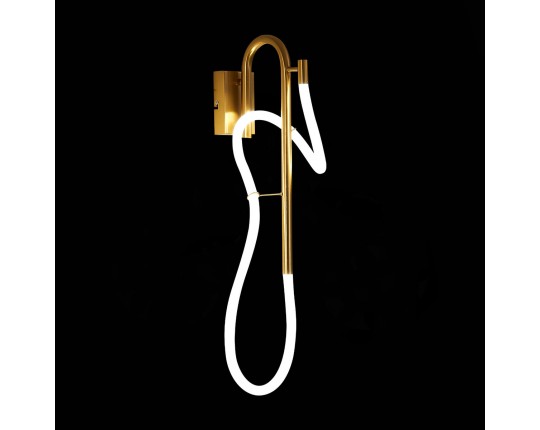 SL6102.301.16 Светильник настенный ST-Luce Латунь/Белый LED 1*16W 4000K