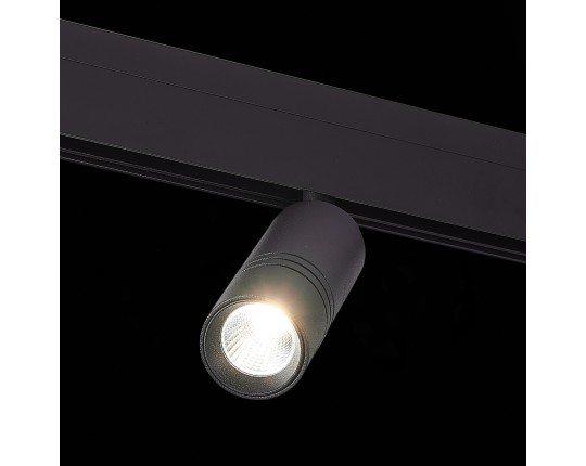 ST365.446.12 Магнитный трековый светильник Черный LED 1*12W 4000K 1 020Lm Ra>90 36° IP20 D44xH130 48