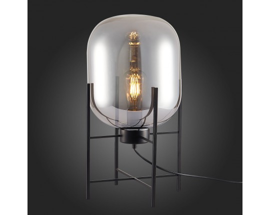 SL1050.704.01 Прикроватная лампа ST-Luce Черный/Дымчатый E27 1*40W