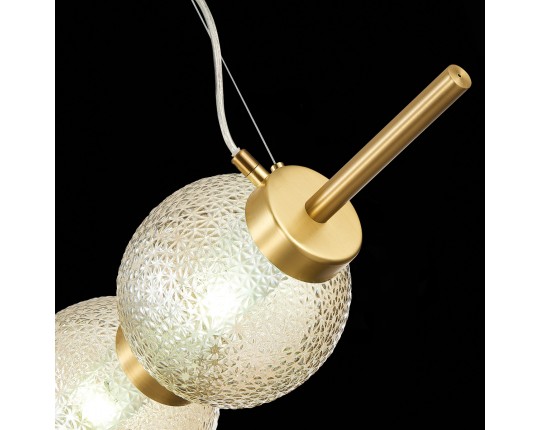 SL1155.313.03 Светильник подвесной ST-Luce Латунь/Коньячный E14 3*40W